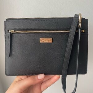 Kate Spade Black Wristlet